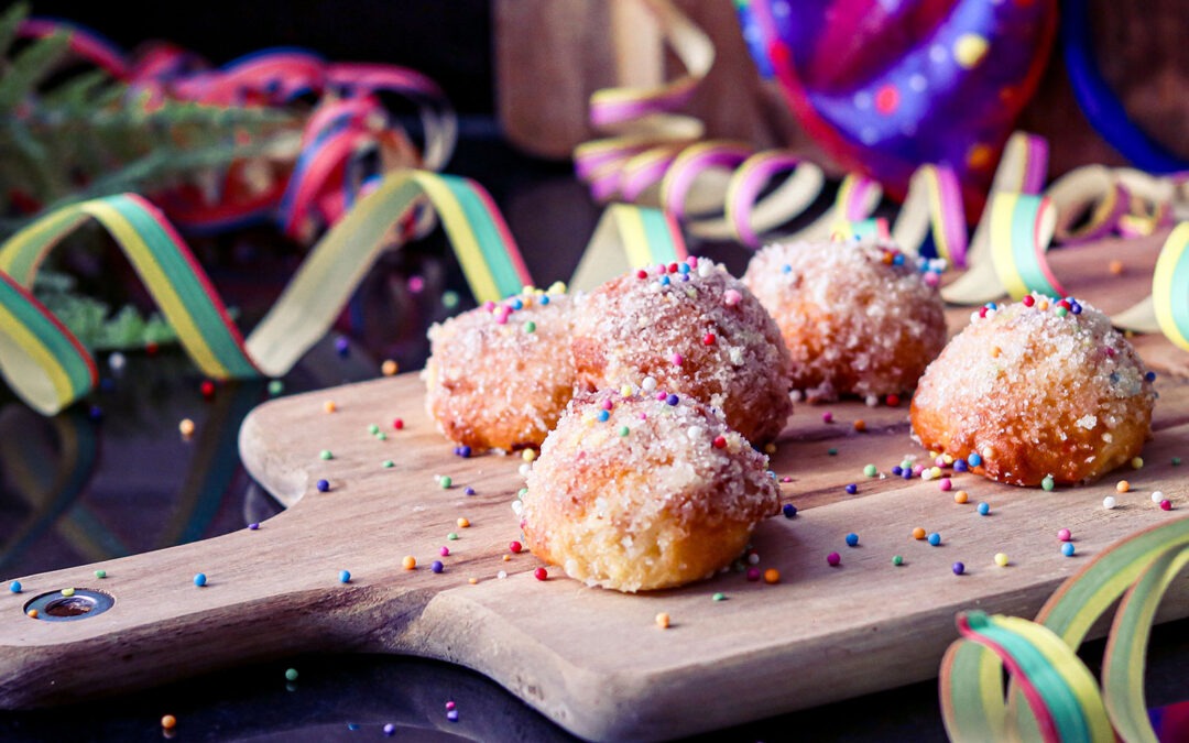 Bes­te Kon­fet­ti Quark­bäll­chen aus dem Nin­ja Airfryer