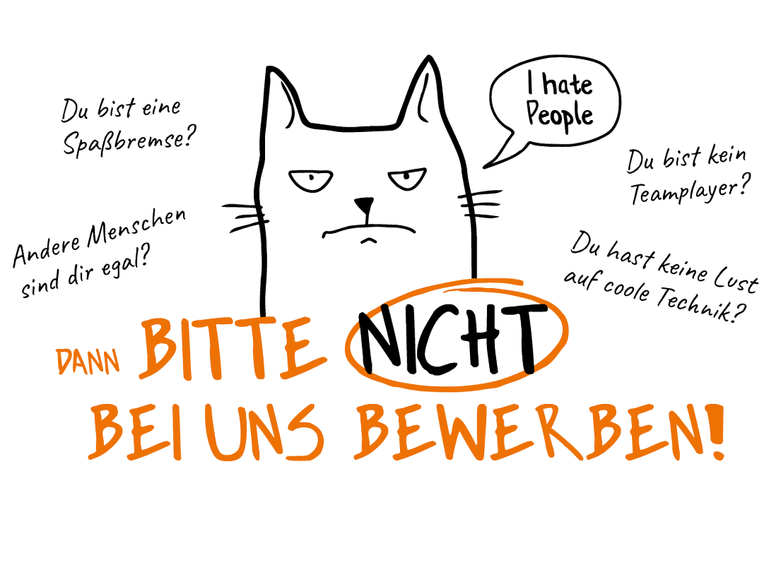 Grumpy Mies schauende Katze auf einem Notizblock gemalt.