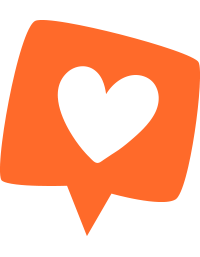 Icon Sprechblase weiss