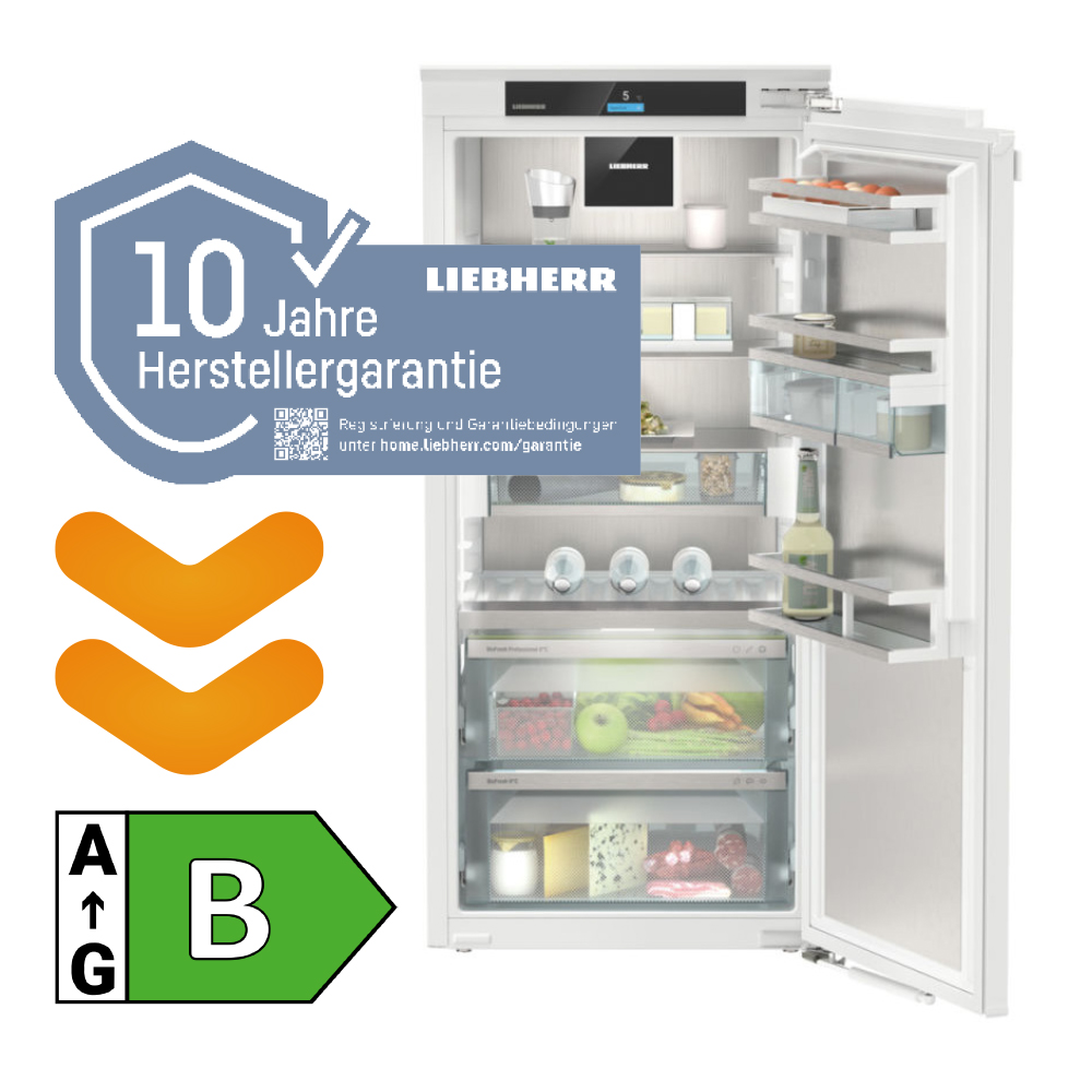 integrierbarer Einbaukühlschrank LIEBHERR IRBbi 4170–22
