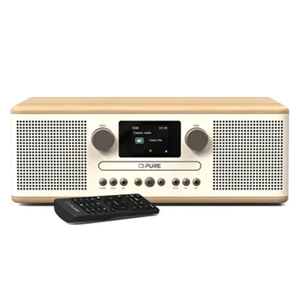 PURE Classic C-D6 Cotton White/Oak Kompaktanlage