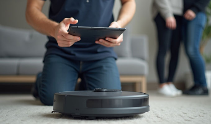 Einrichtungsservice_Saugroboter_2 Einrichtungsservice für Saugroboter - Installation und Einweisung von TeVi