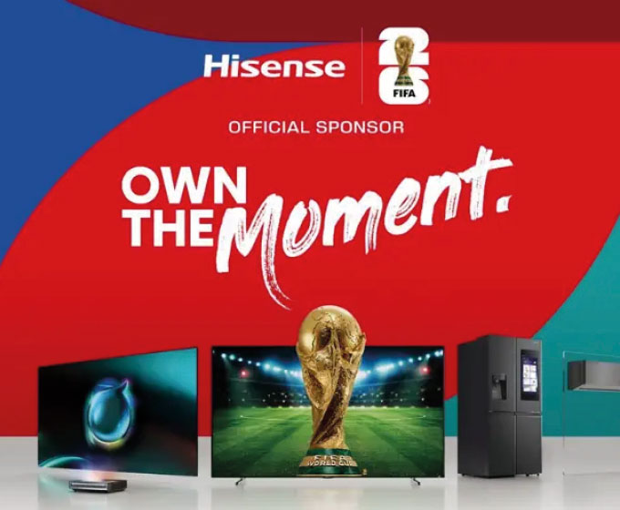 Hisense_Sponsoring_Weltmeisterschaft Hisense bei der IFA 2025 präsentiert sich als Offical Sponsor der FIFA Fußball-Weltmeisterschaft™ © Hisense
