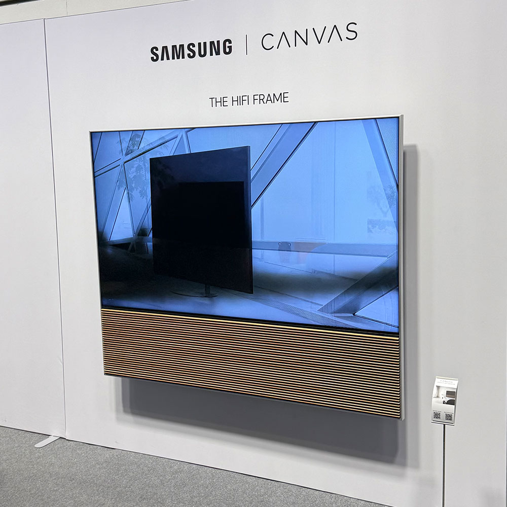 Samsung_IFA_2025_1000x1000 Samsung bei der IFA 2025 mit dem HiFi Frame in Kooperation mit Canvas