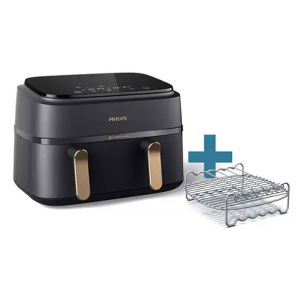 Philips NA352/04 3000 Series Doppel-Heißluftfritteuse 