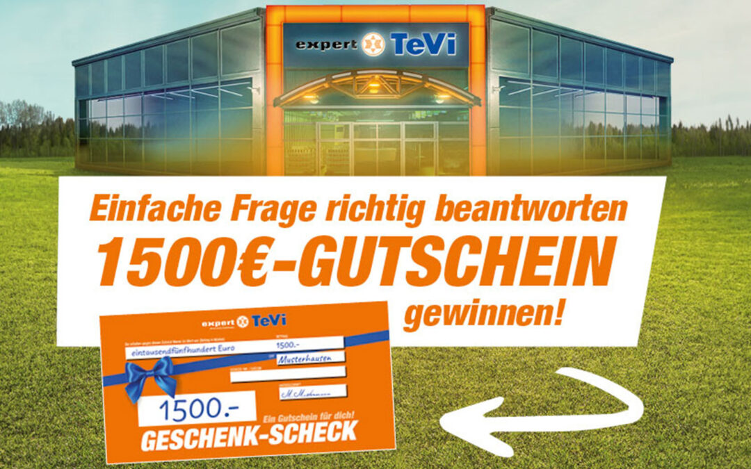 WM Gewinn­spiel 2026 – expert TeVi Ein­kaufs­gut­schein gewinnen!